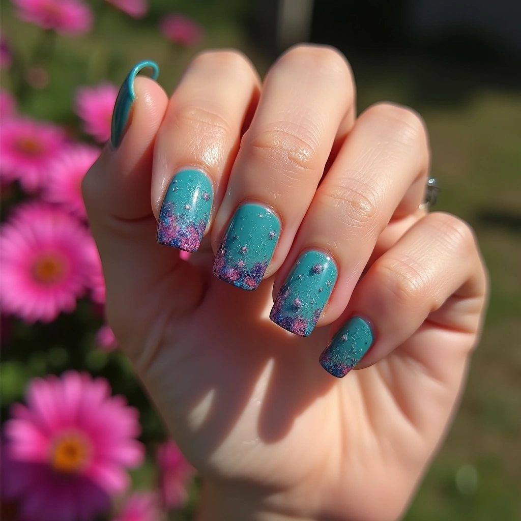 Nebula Teal Fantasy