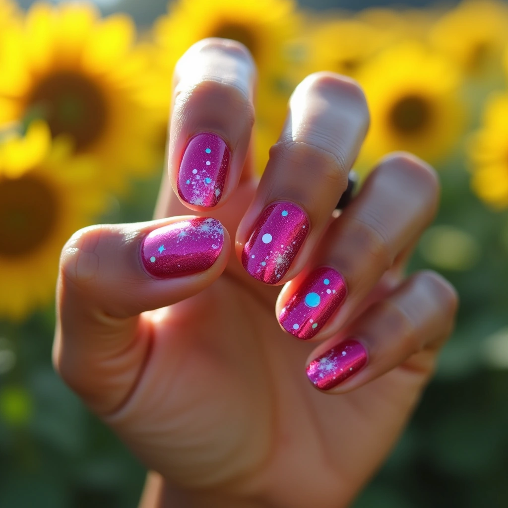 Fuchsia Cosmic Burst