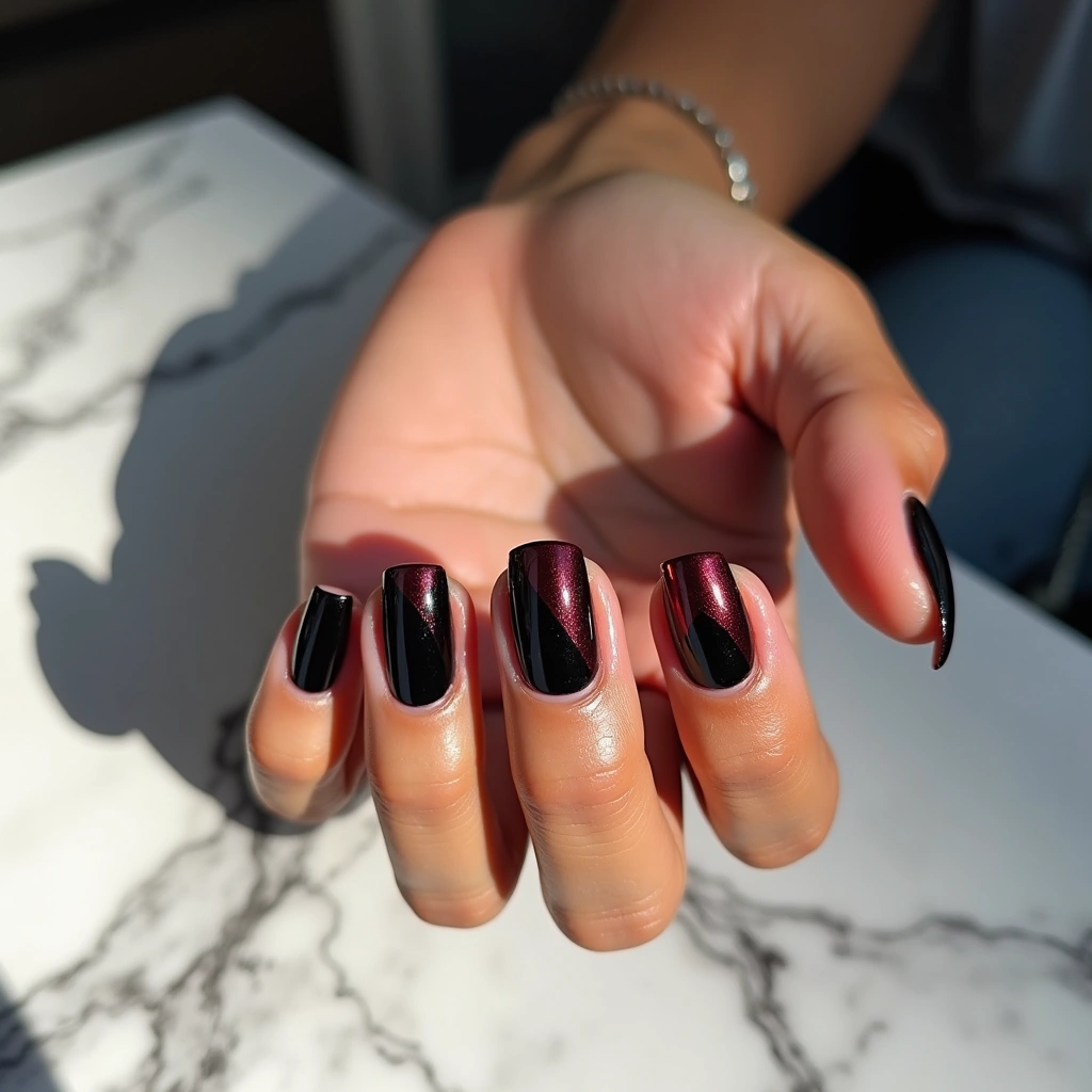 Chrome Split Black Cherry