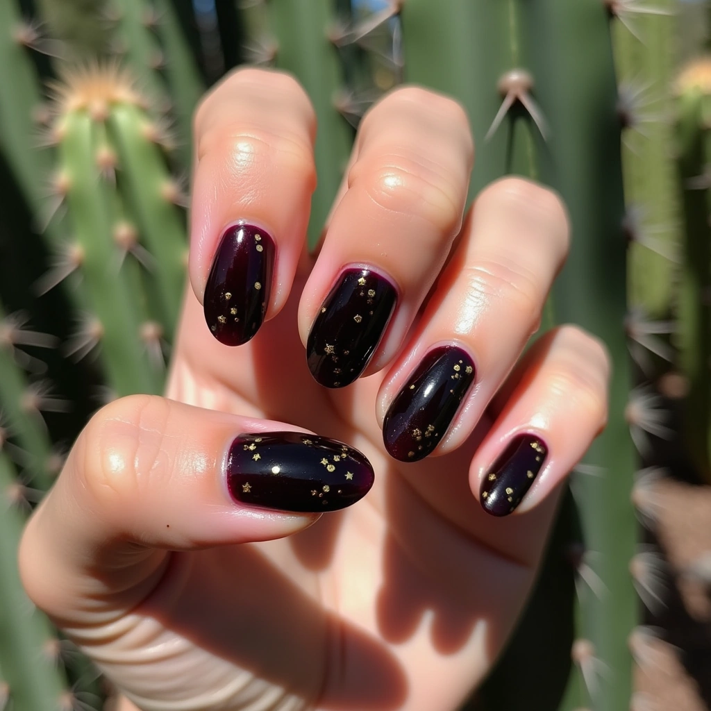 Starry Black Cherry Glam