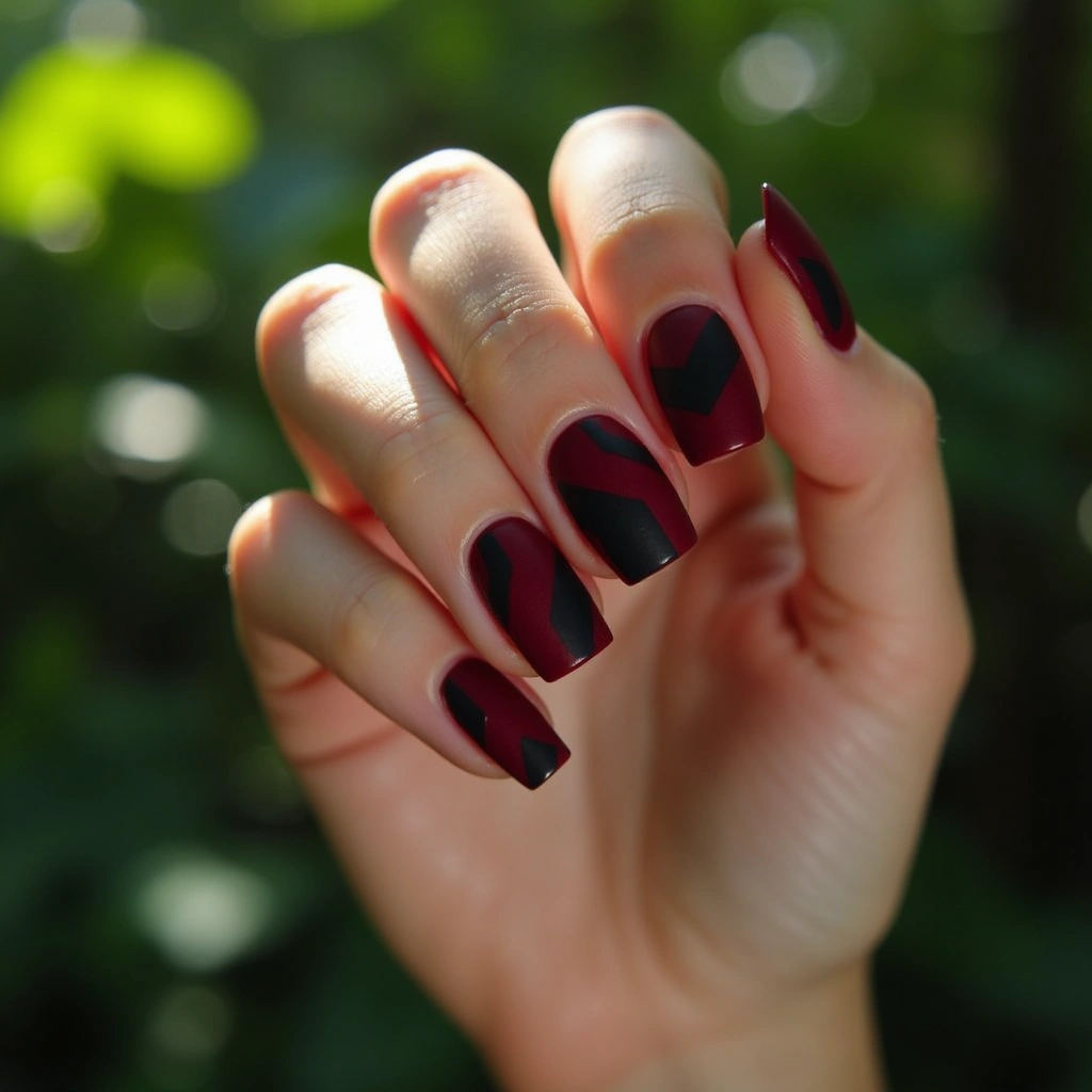 Velvet Black Cherry Geometry