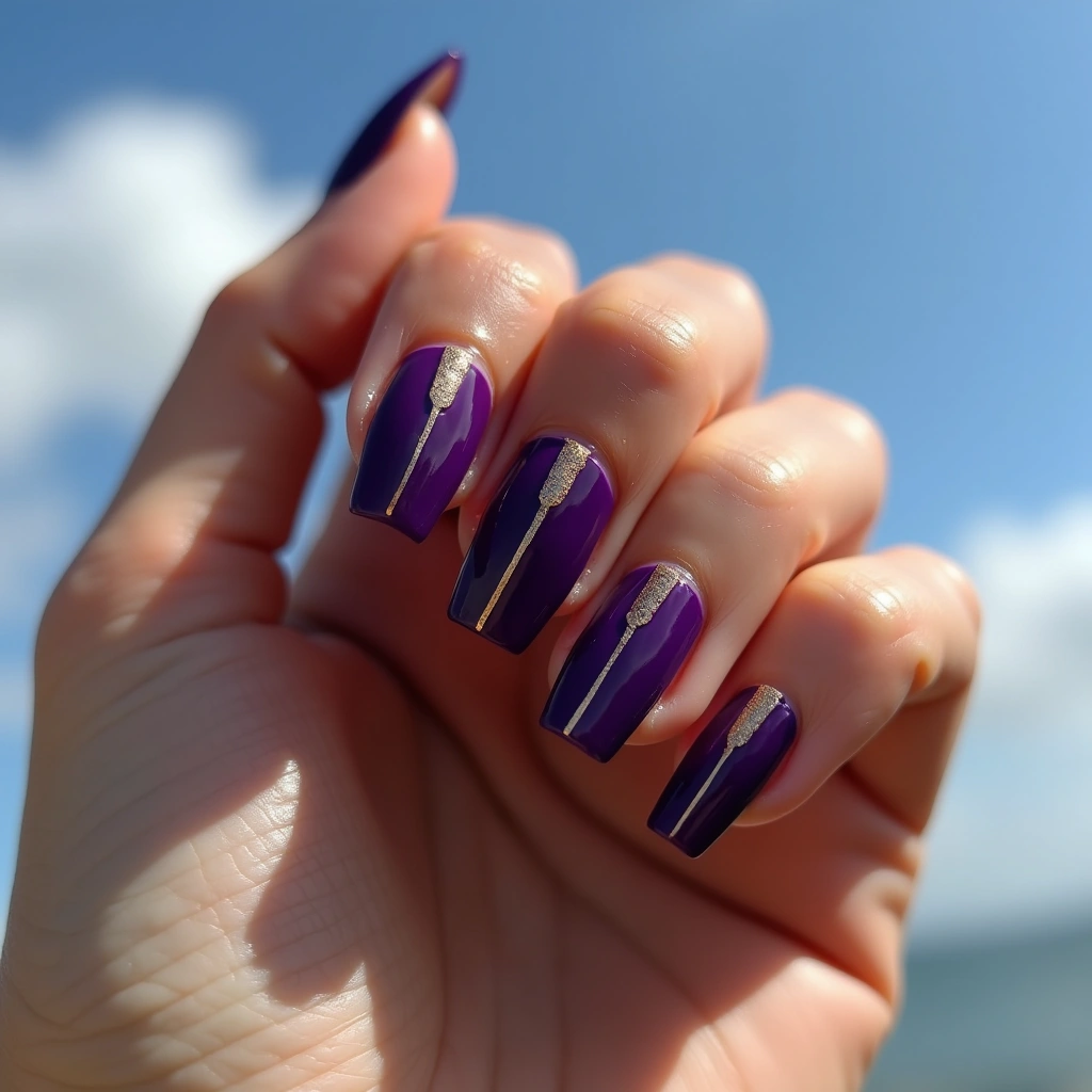 Elegant Gold Stripe