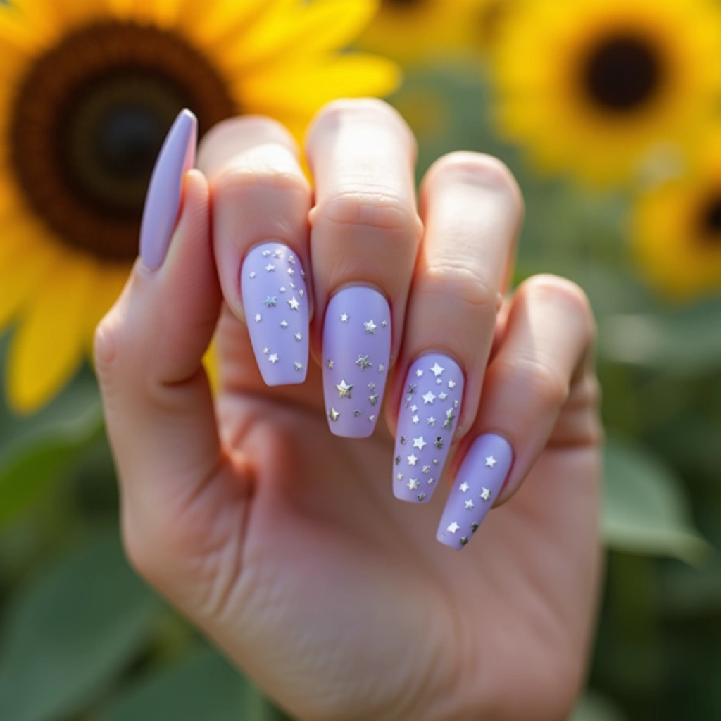 Celestial Lavender Coffin