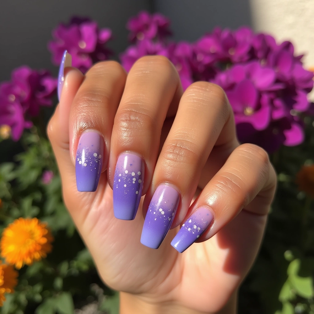 Ombre Pearl Coffin