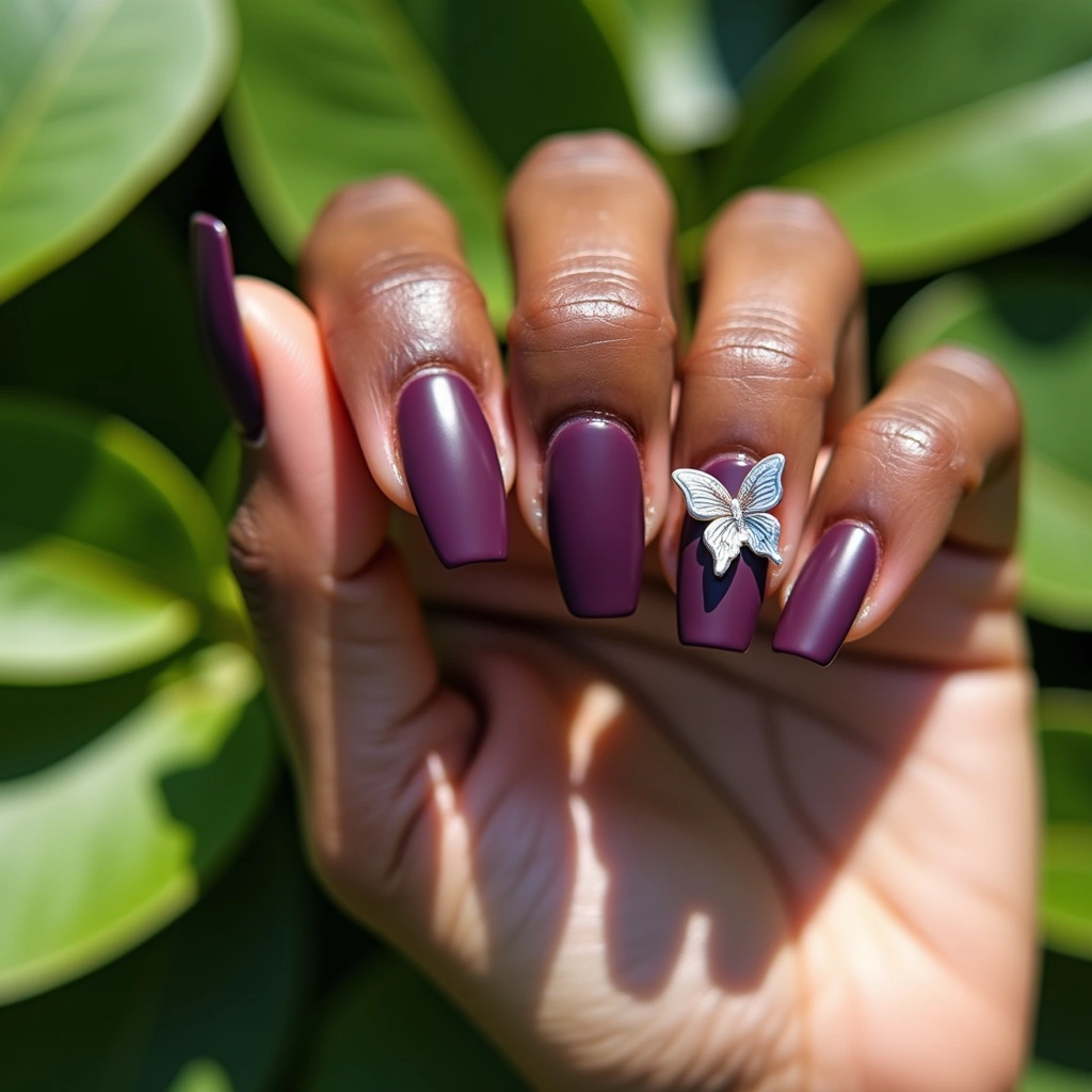 Whimsical Butterfly Coffin