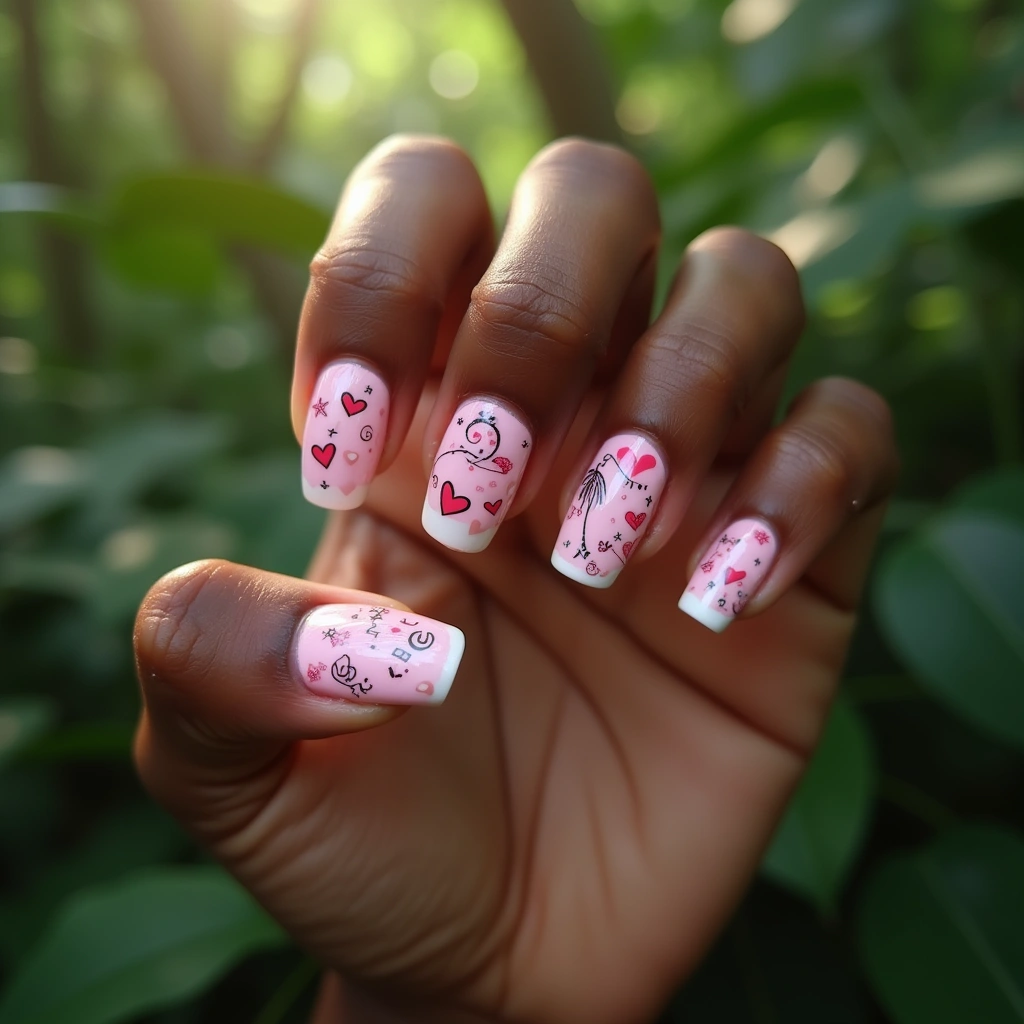 25 Pink Heart Nail Designs You Must Try in 2025