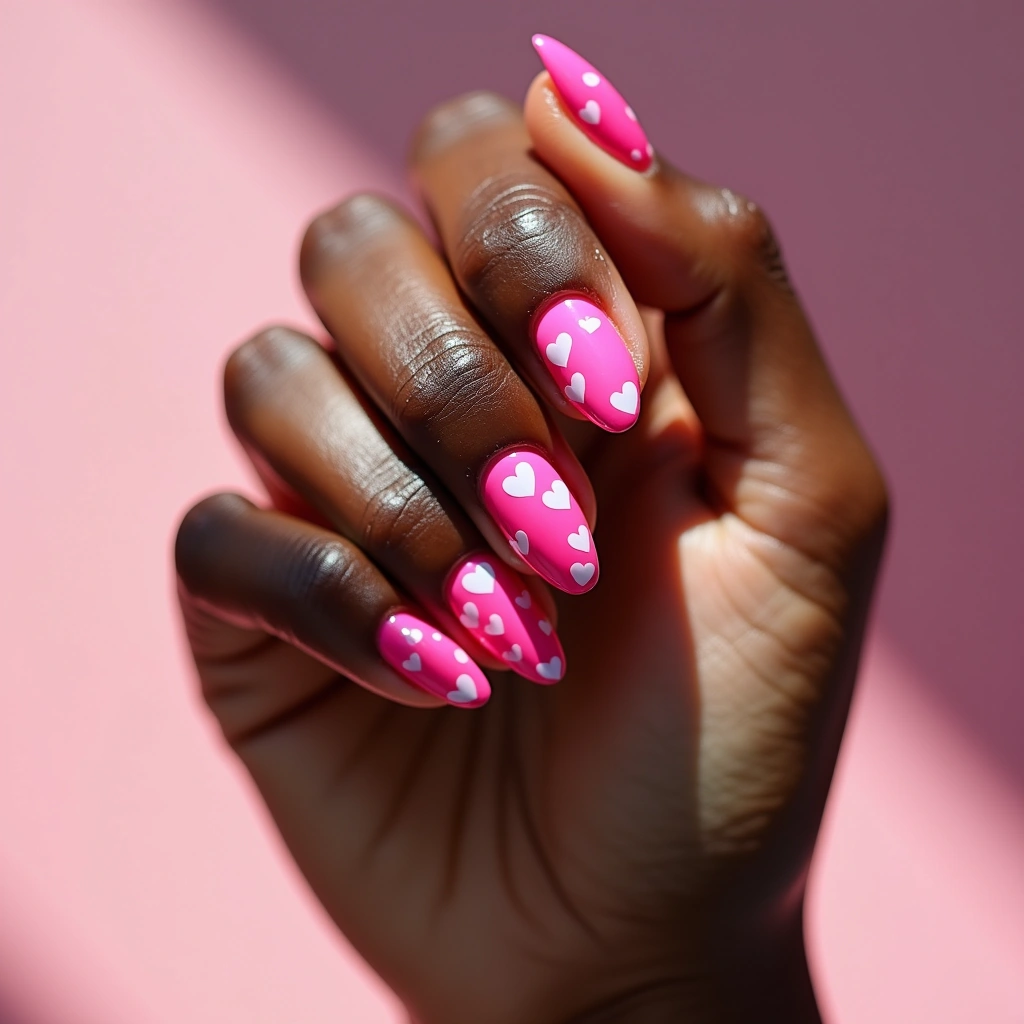 Neon Heart Polka Play