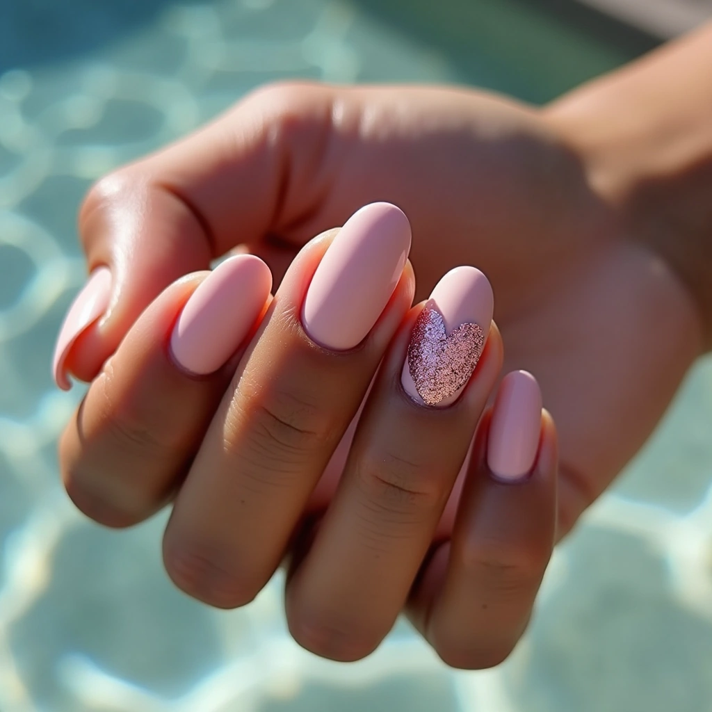 Dusty Heart Accent Elegance