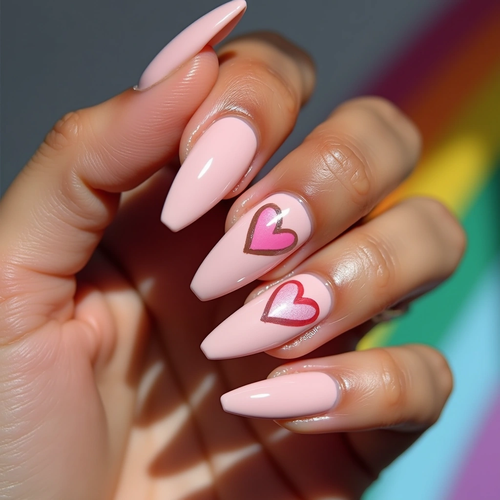 Contrasting Heart Delight