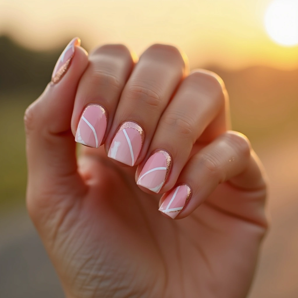 Modern Soft Pink Rose