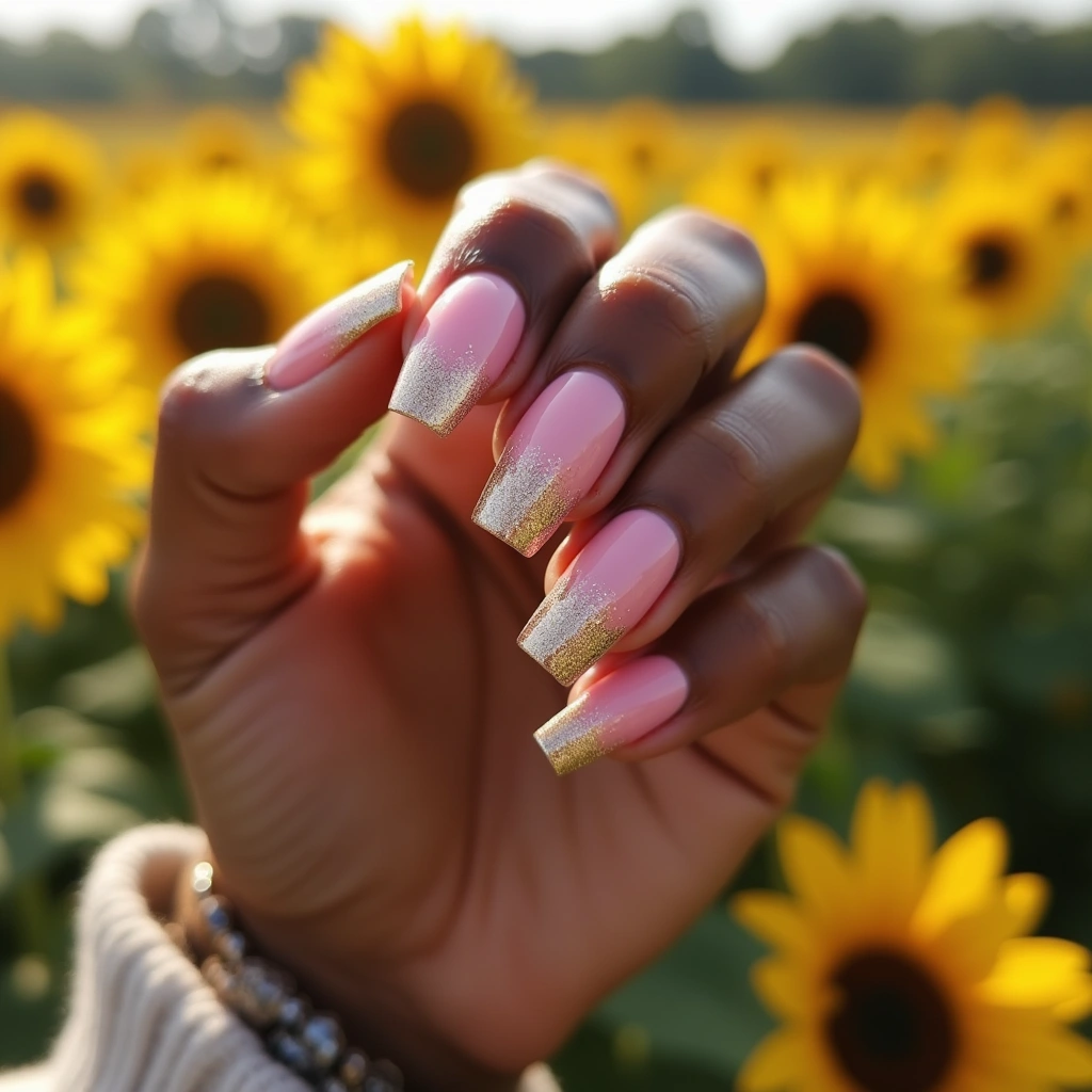 Festive Soft Pink Champagne