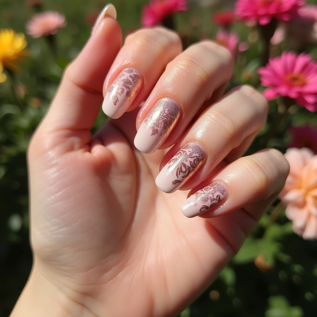 Romantic Soft Pink Rose