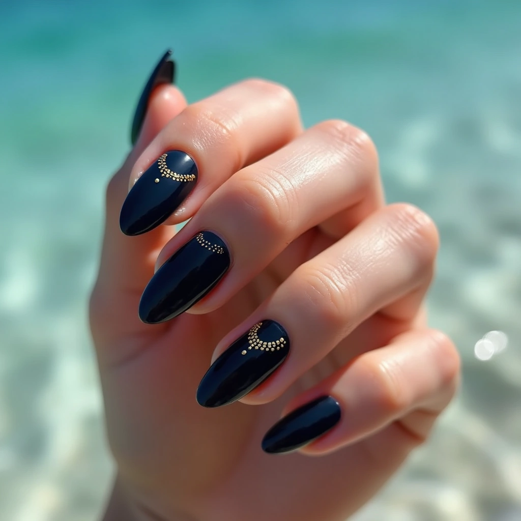 Crescent Onyx Dots