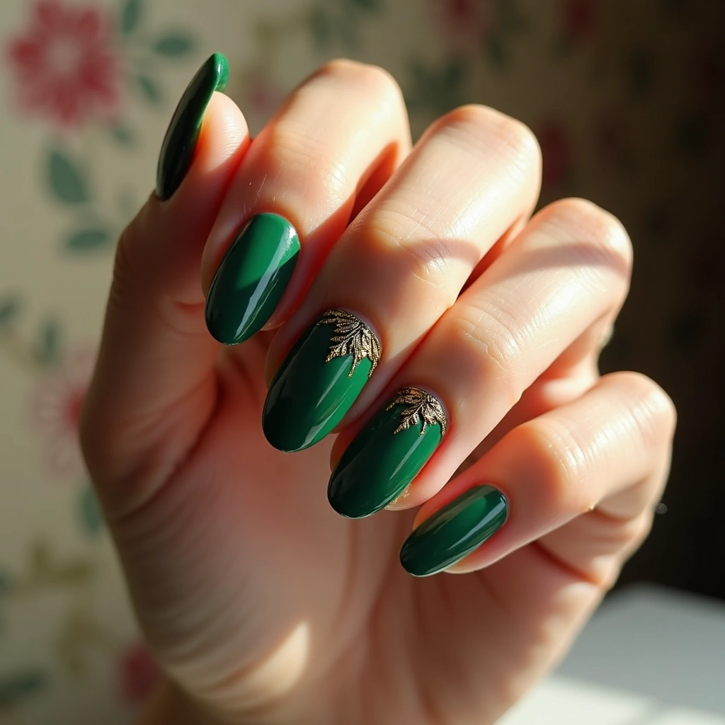 Elegant Emerald Curve