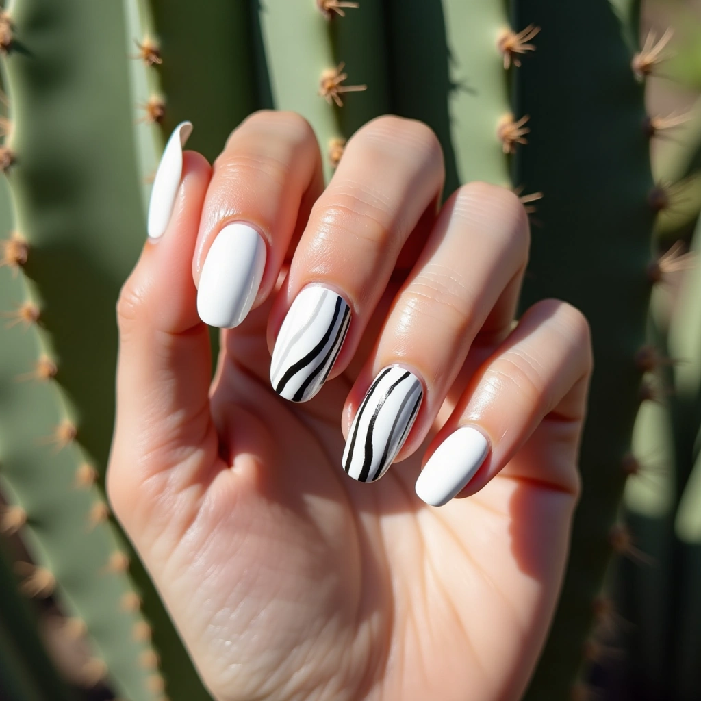 Chic White Curve