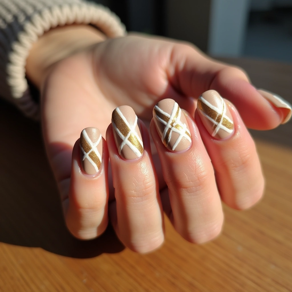 Sophisticated Crisscross Tan