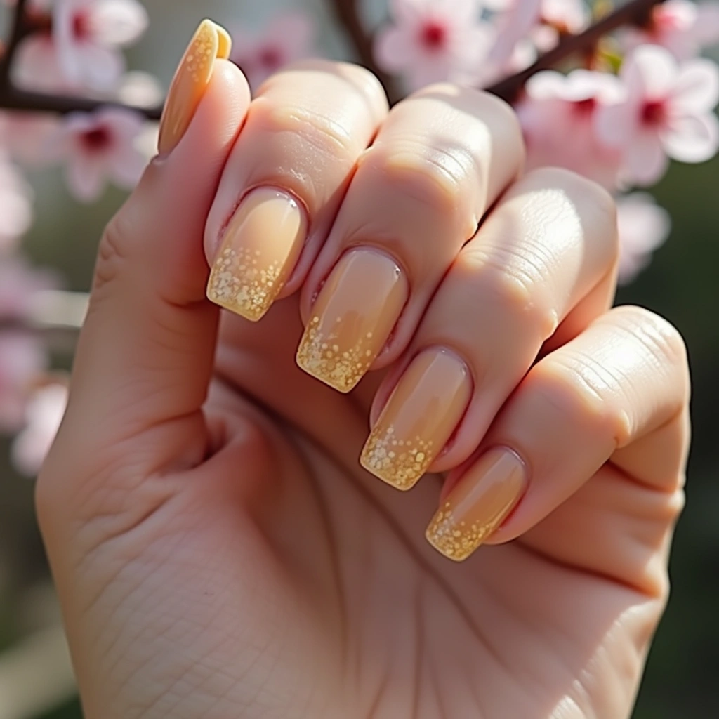 Glitter Fade Tan