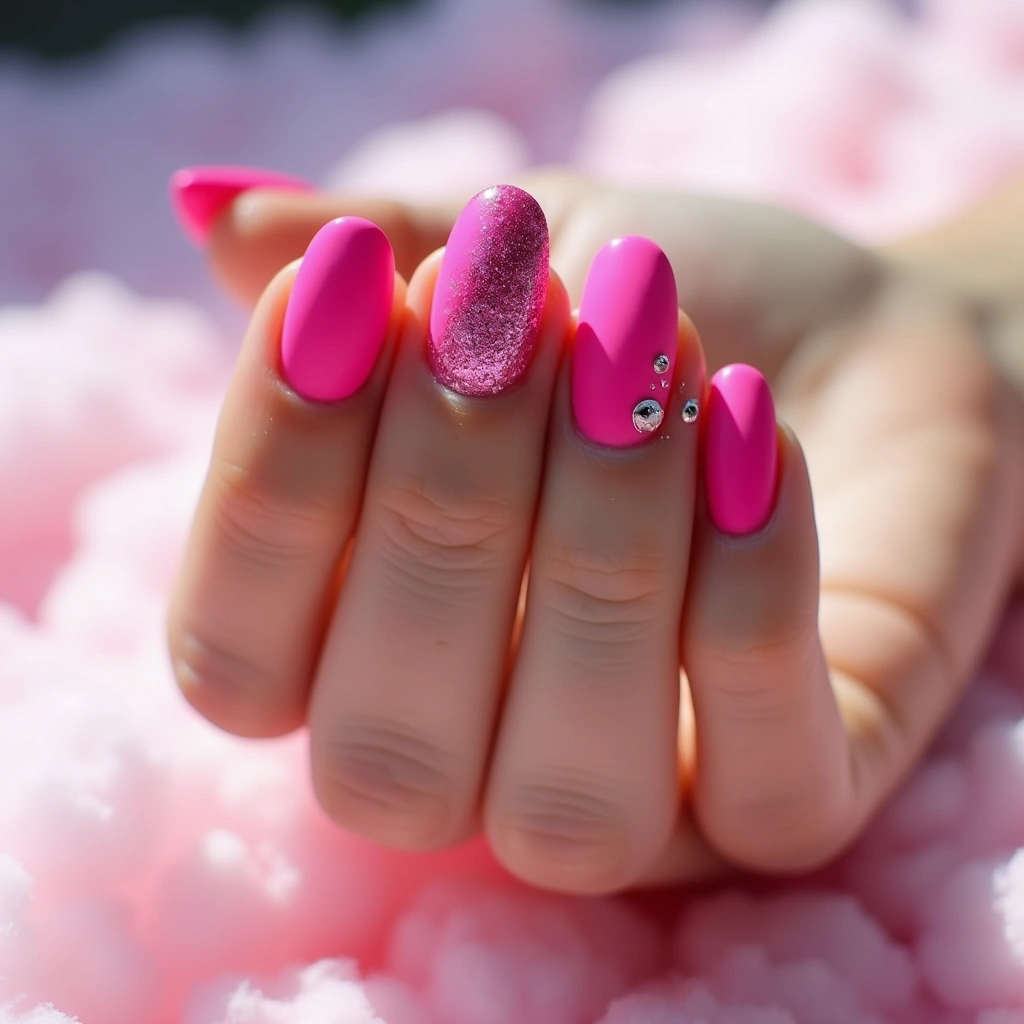 Fuchsia Boujee Glitter
