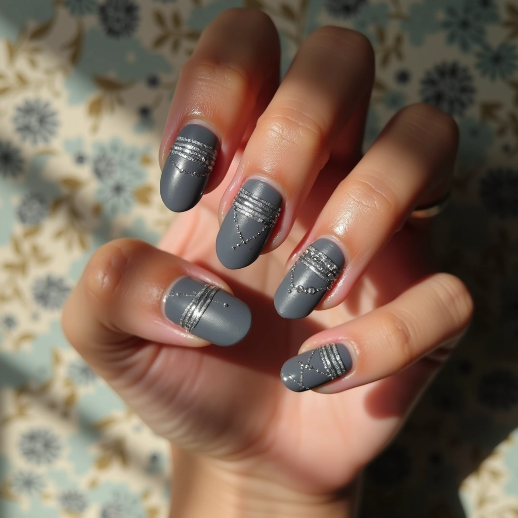 Gray Silk Chic