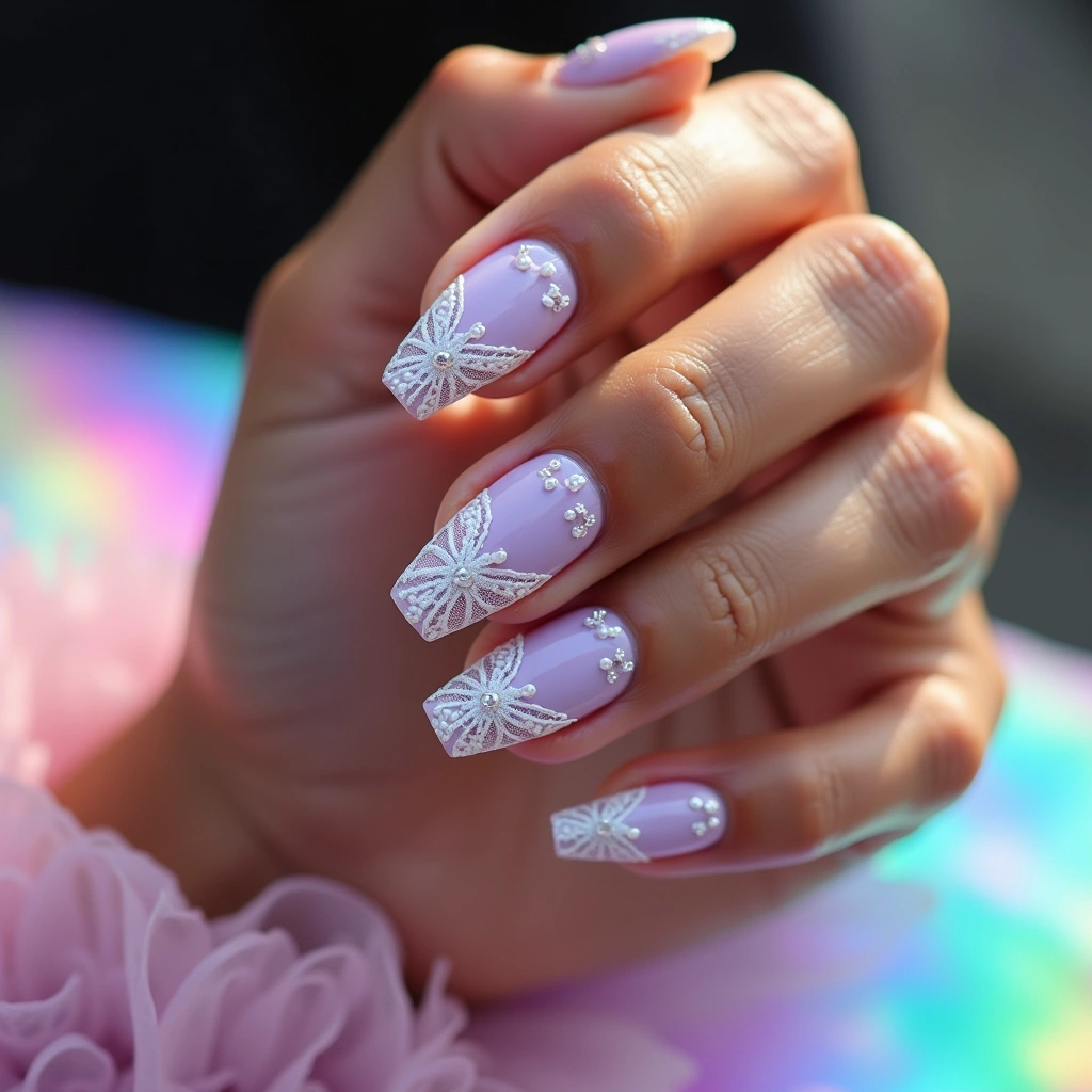 Lavender Silk Elegance