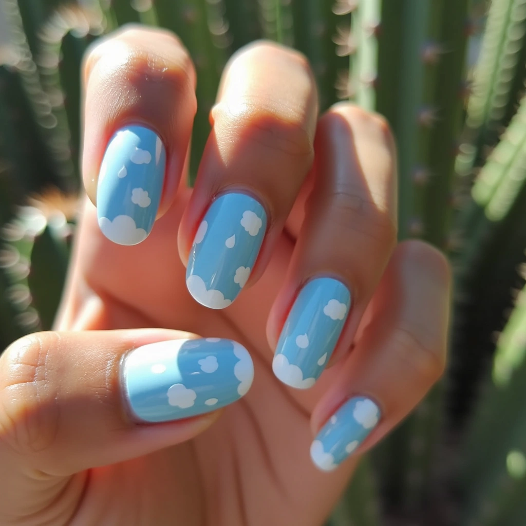 Blue Silk Clouds