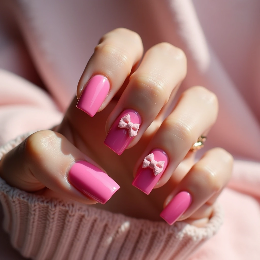 Playful Pink Bow Styles
