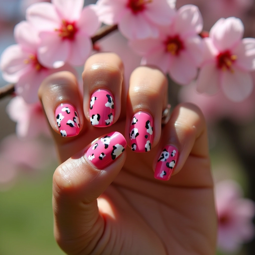 Watermelon Pink Cow Fun