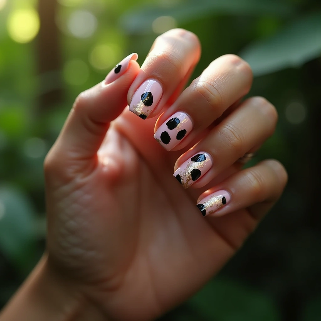 Luxe Pink Cow Print
