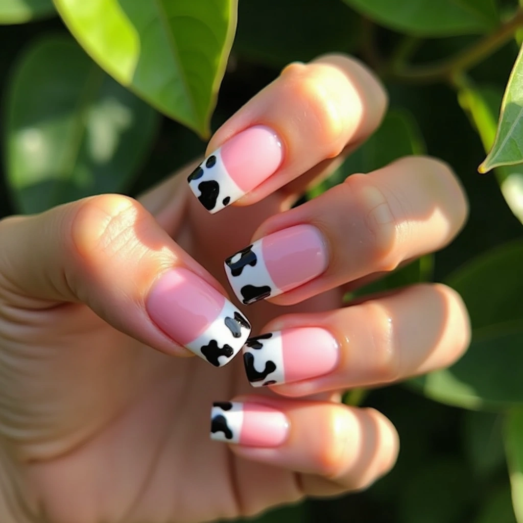 French Pink Cow Tips