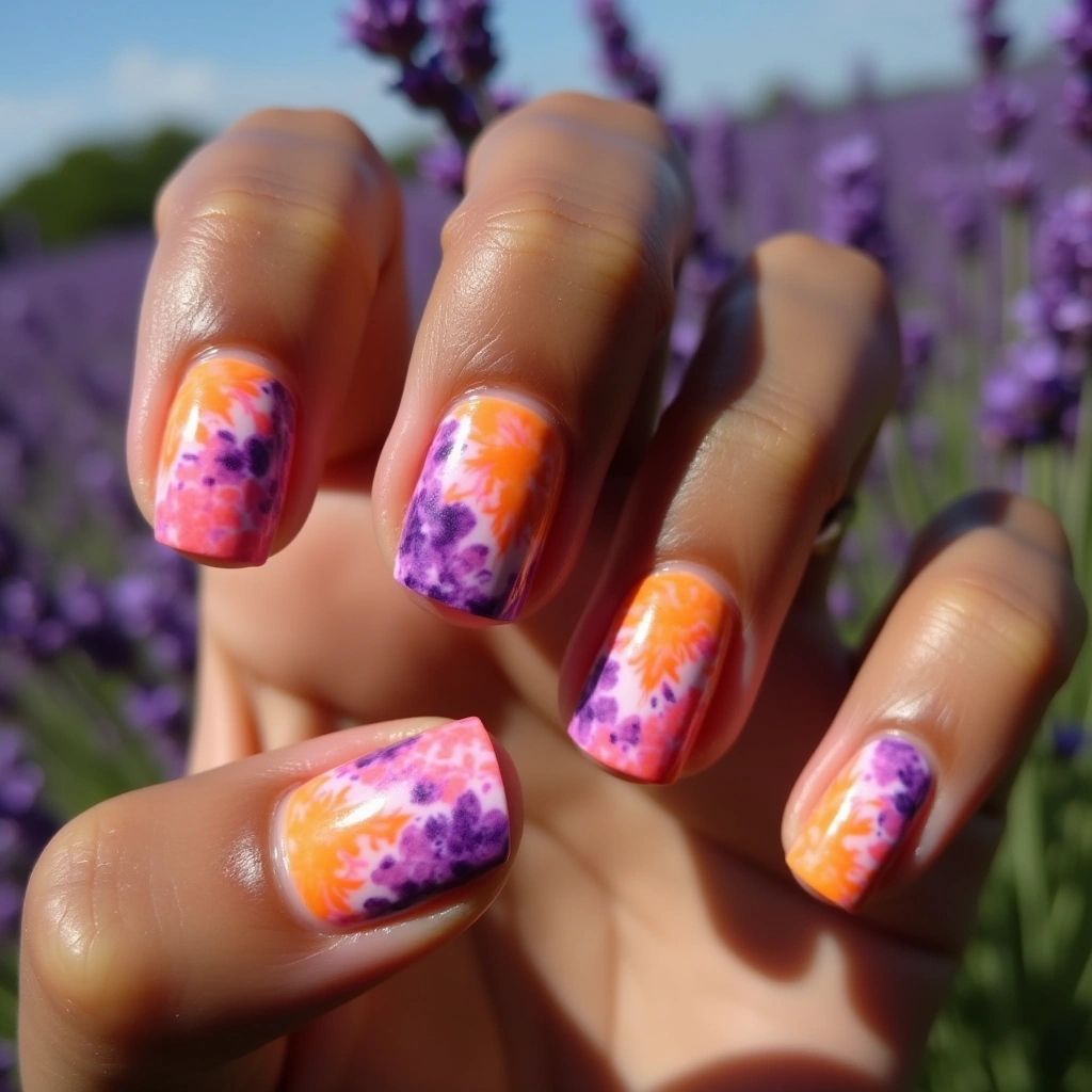 25 Tie Dye Nail Designs You Must Try in 2025