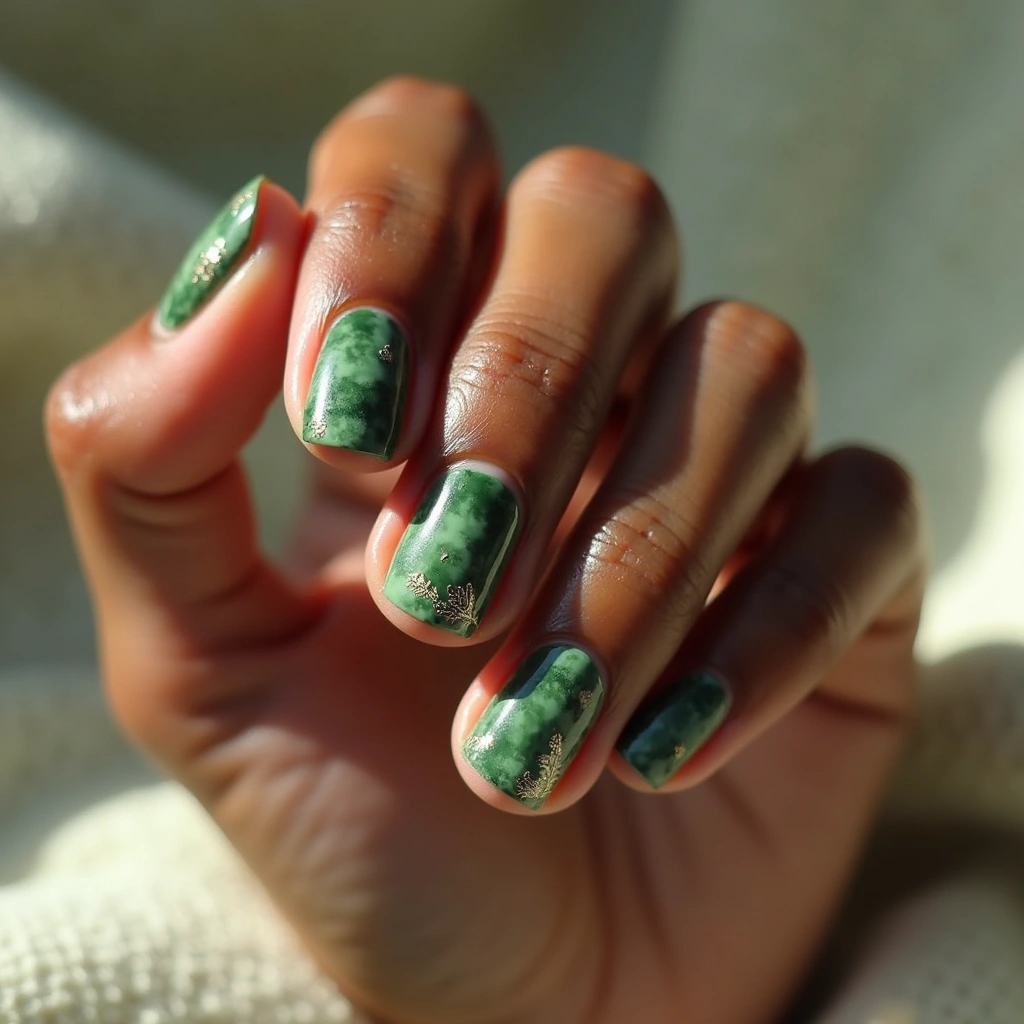 Forest Tie Dye Leaves
