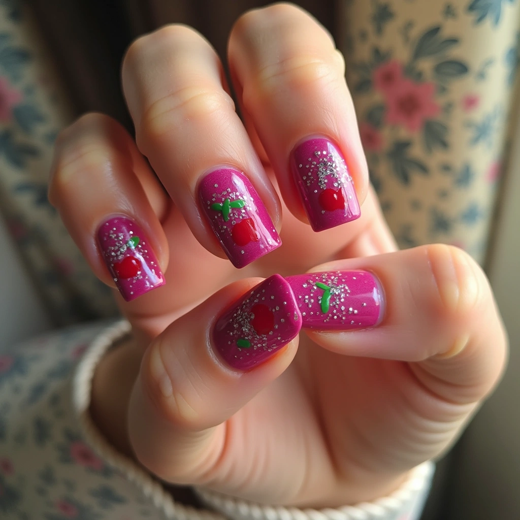 25 Pink Cherry Nail Designs You Must Try in 2025