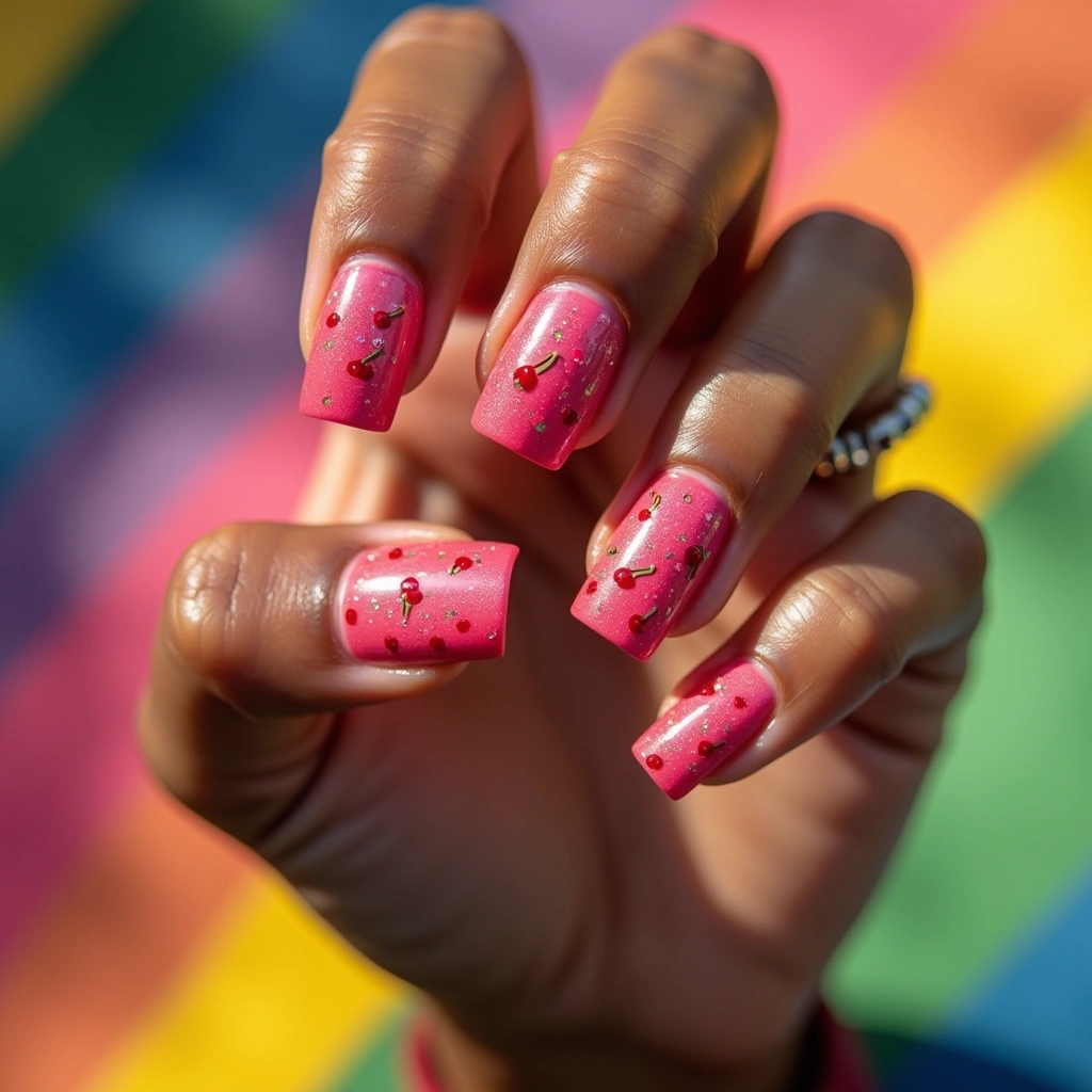 Watermelon Cherry Holographs