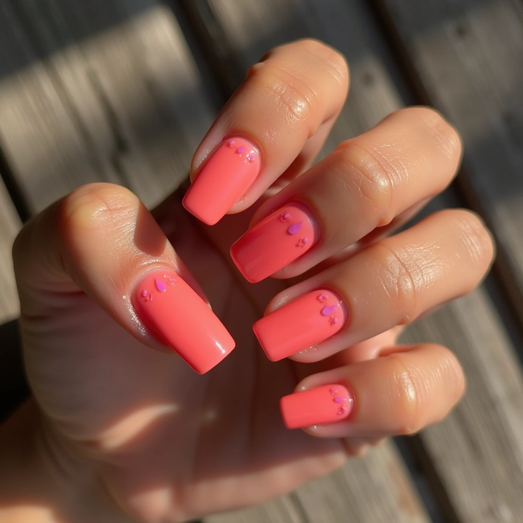 Coral Lip Gloss Pop