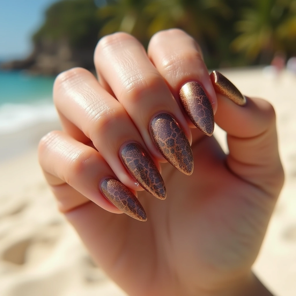 Bronze Snake Skin