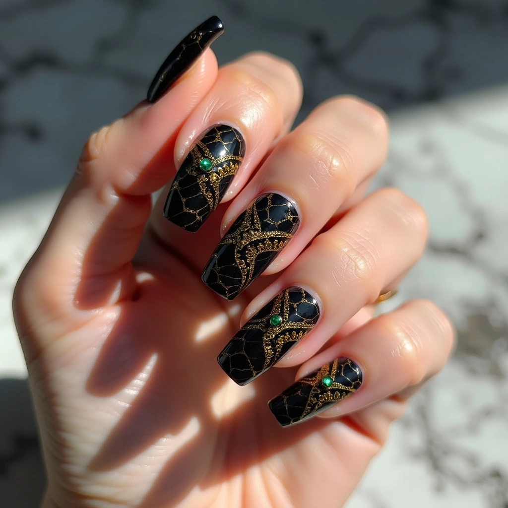 Luxurious Black Snake