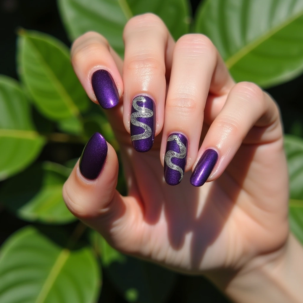 Mesmerizing Purple Serpents