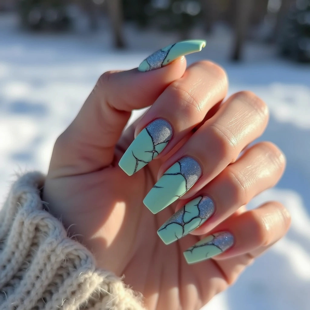 Edgy Mint Cracks