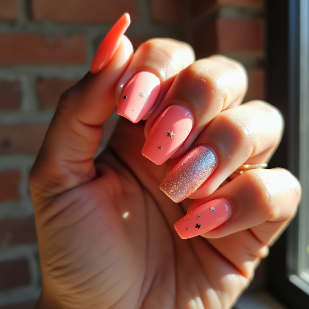 Coral Twinkle Glow