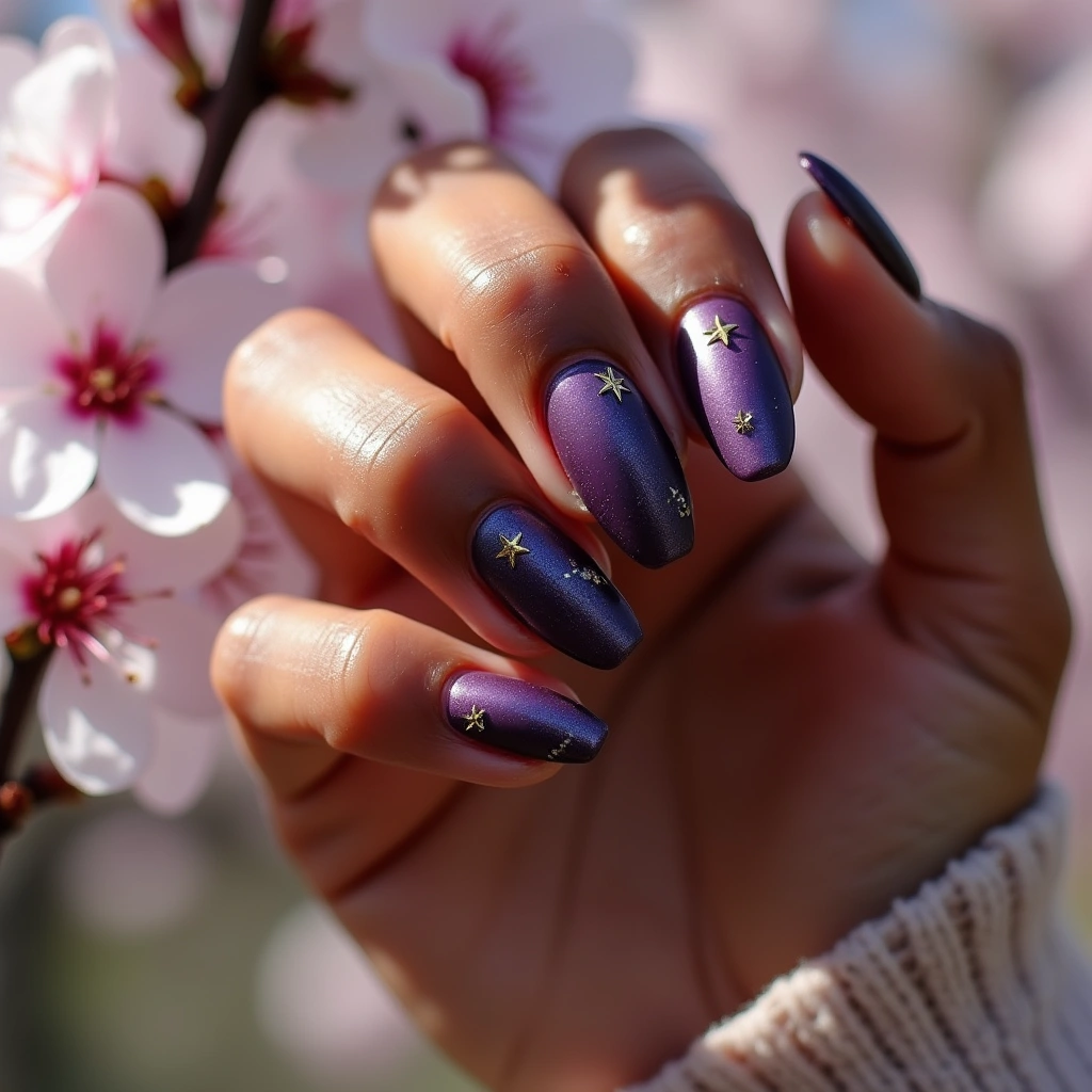 Purple Matte Twinkle