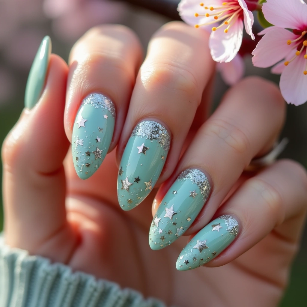 Whimsical Teal Twinkle