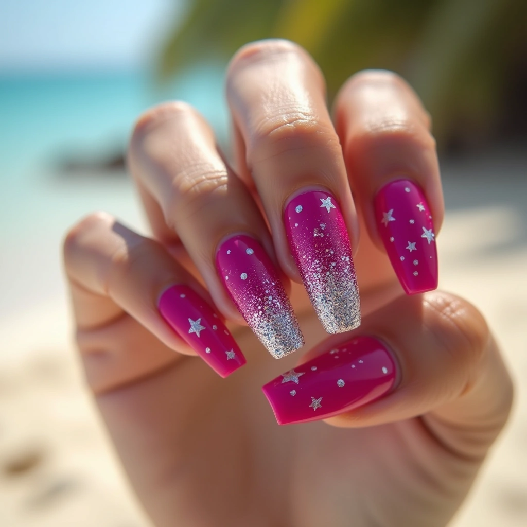 Fuchsia Bold Twinkle