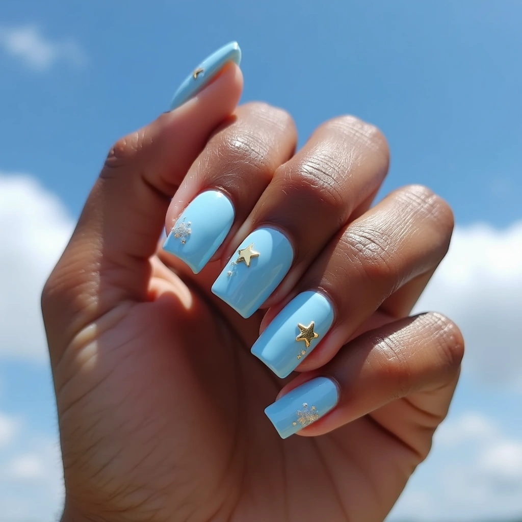 Blue Shimmer Twinkle