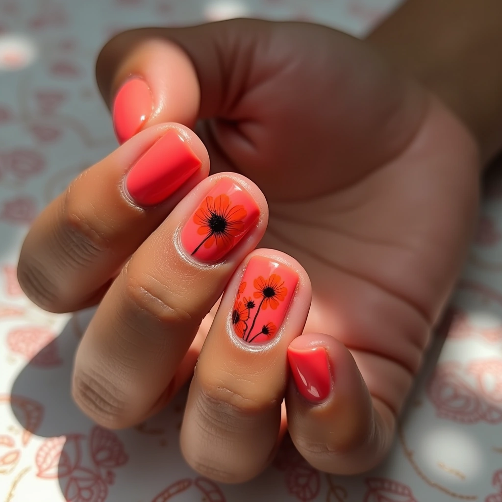 Coral Poppy Gradient