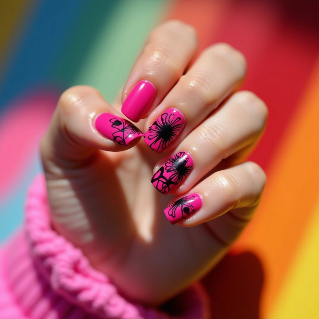 Striking Fuchsia Poppies