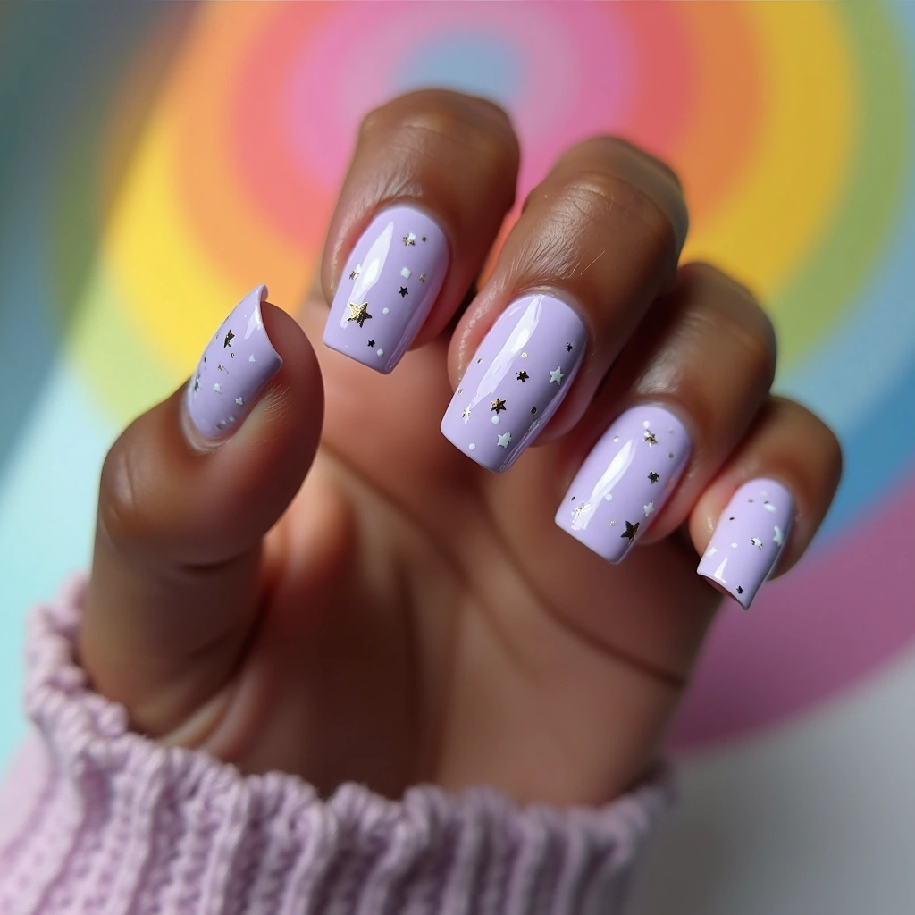 Lavender Cosmic Constellations