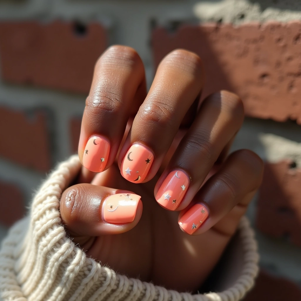 Whimsical Coral Starlight