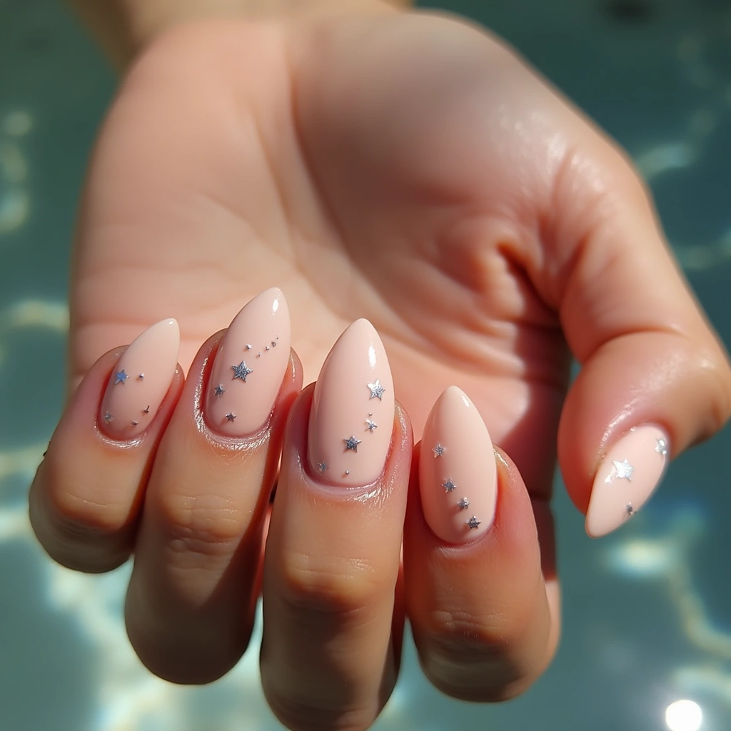 Peach Shooting Stars