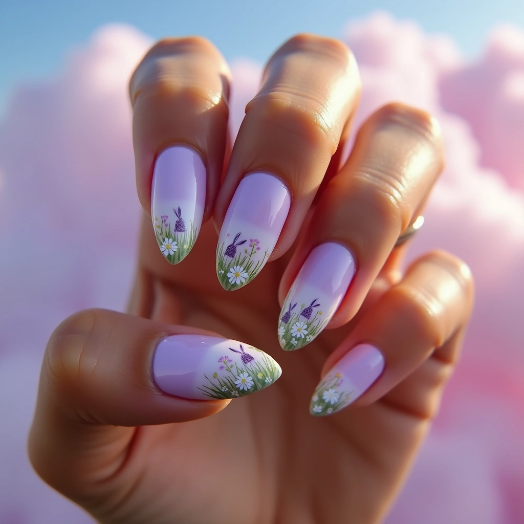 Lilac Bunny Daisies