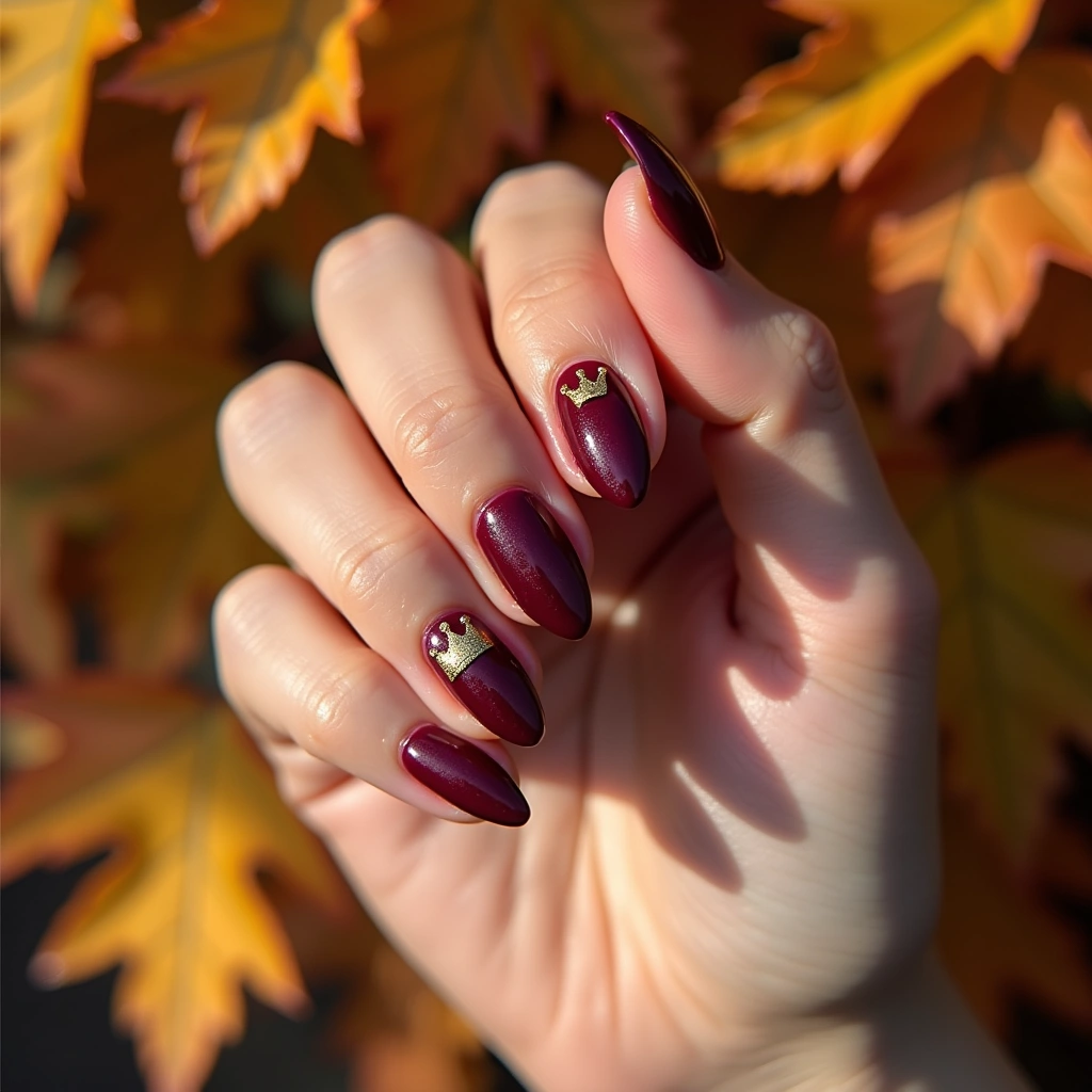 Burgundy Queen's Crown